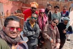 Workshop in festival of Colour Holi at Mathura on March , 2020